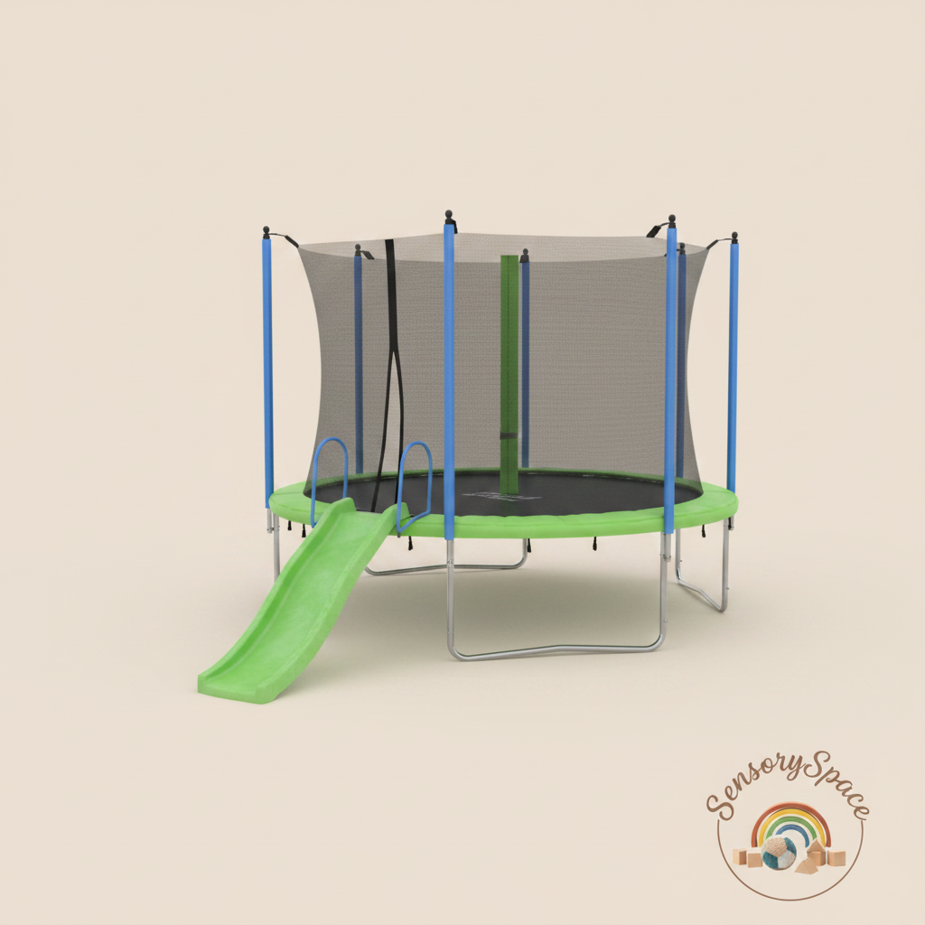 12FT Trampoline – Slide View