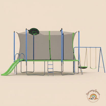 12FT Trampoline – Swings Detail