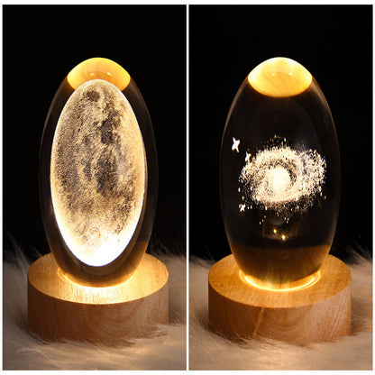 Create Calm Environments with LED Night Light Galaxy Crystal Ball