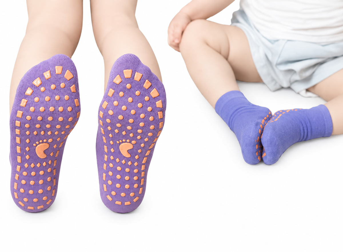 Sensory-Friendly Anti-Slip Floor Socks
