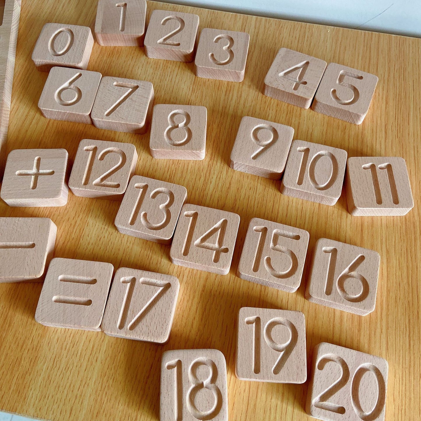 Build Number Skills Early with Nordic Sensory Digital Building Blocks Toy