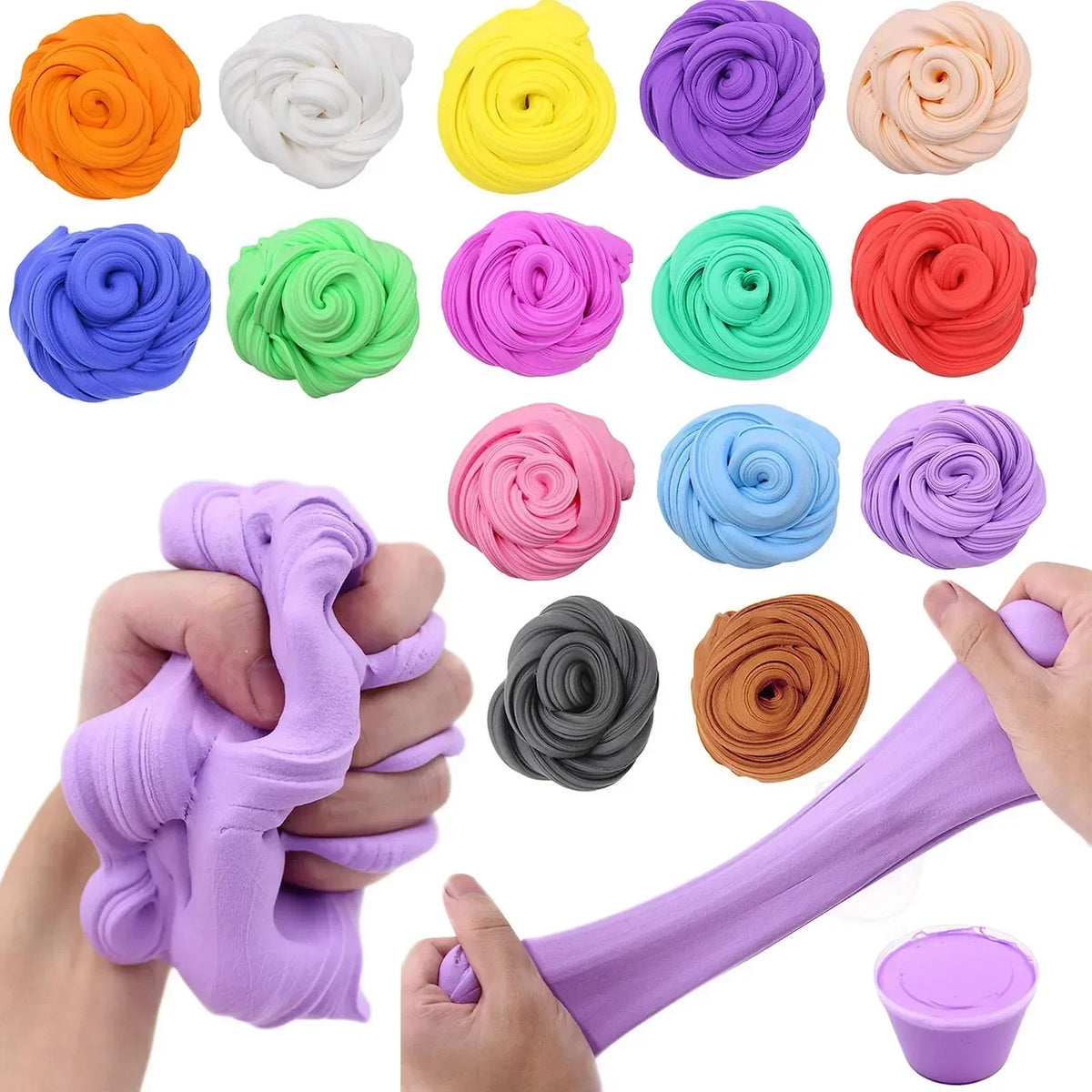 Soft Non-Sticky Scented Butter Slime for Sensory Play