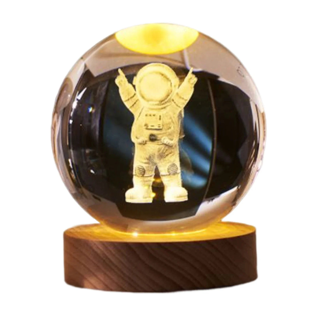 Galaxy Crystal Ball Night Light LED Glass Sphere