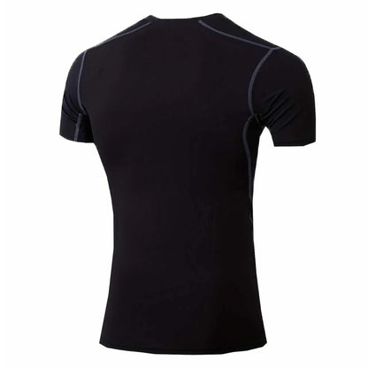 Boys Compression Shirts Short Sleeve