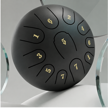 Angled black drum without top-right icons