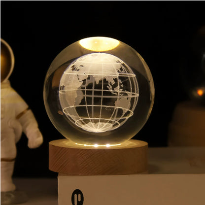 Create Calm Environments with LED Night Light Galaxy Crystal Ball