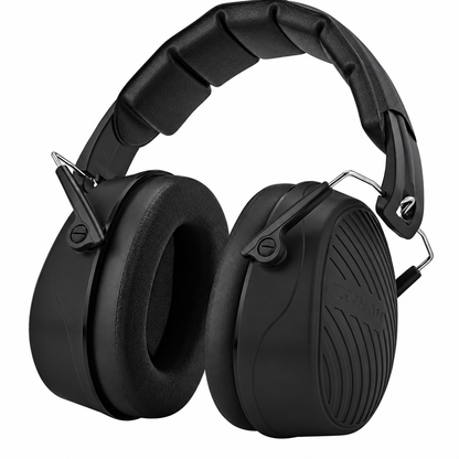Black earmuffs, product only