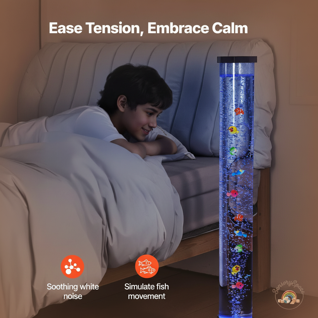 Bubble Tube Lamp - Brown BG #2