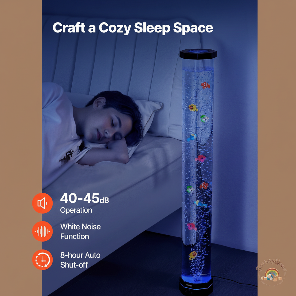 Bubble Tube Lamp - Brown BG #5