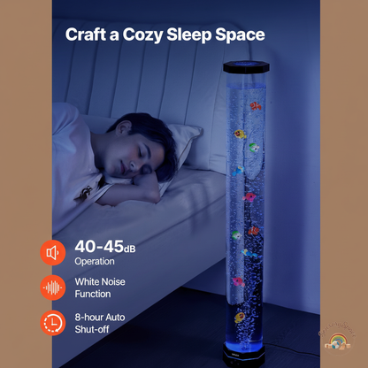Bubble Tube Lamp - Brown BG #5