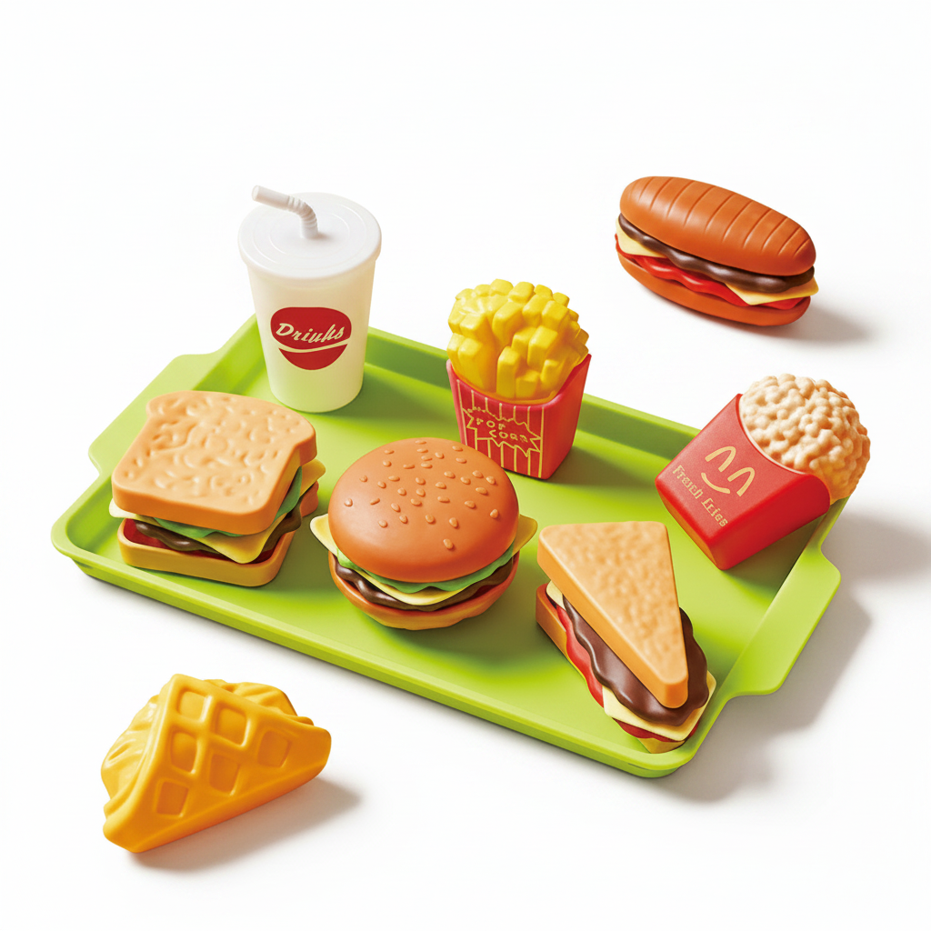 Burger Style - Clean White BG, No Logo