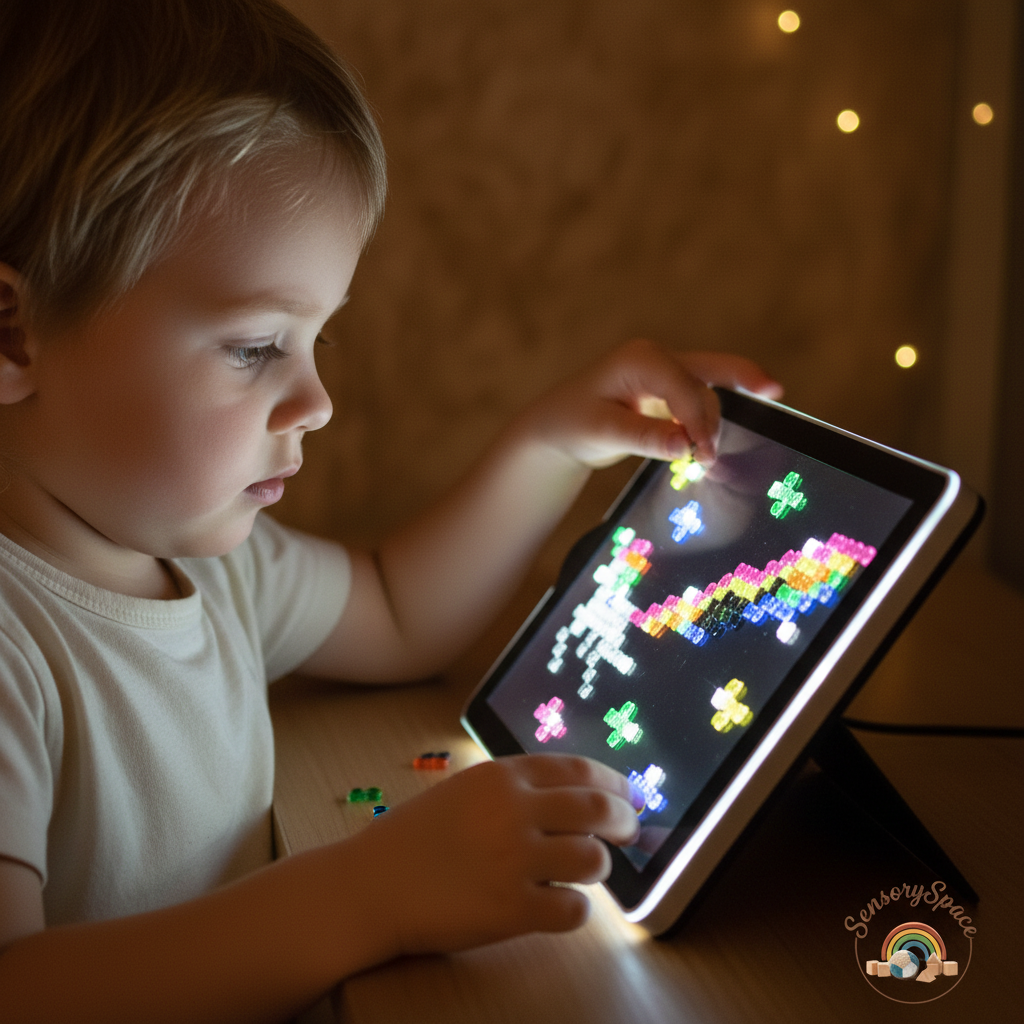 Child concentrating