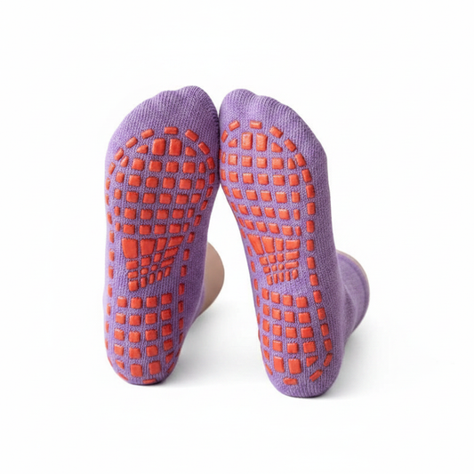 Child feet white bg