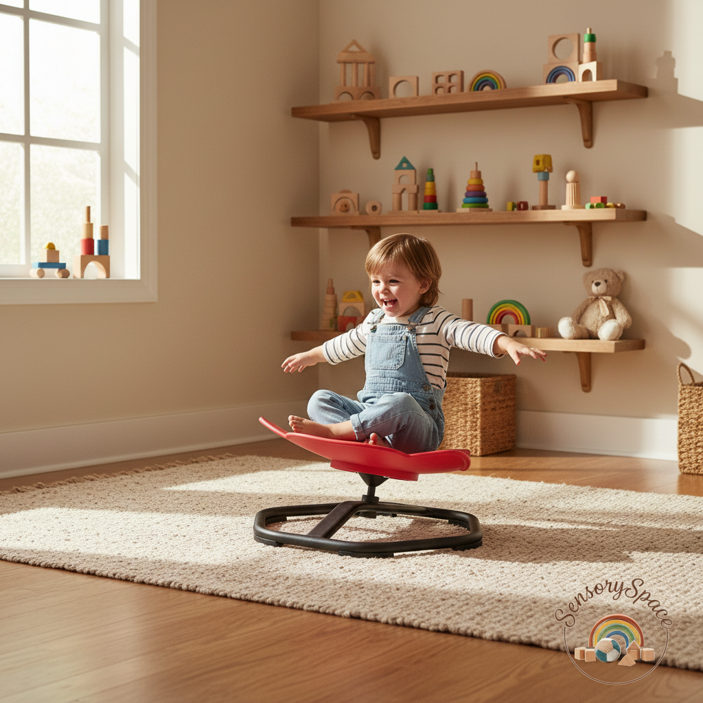 Child sitting and playing