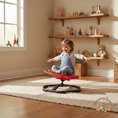 Child sitting and playing