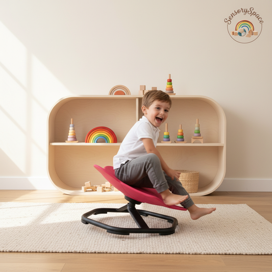 Child spinning actively