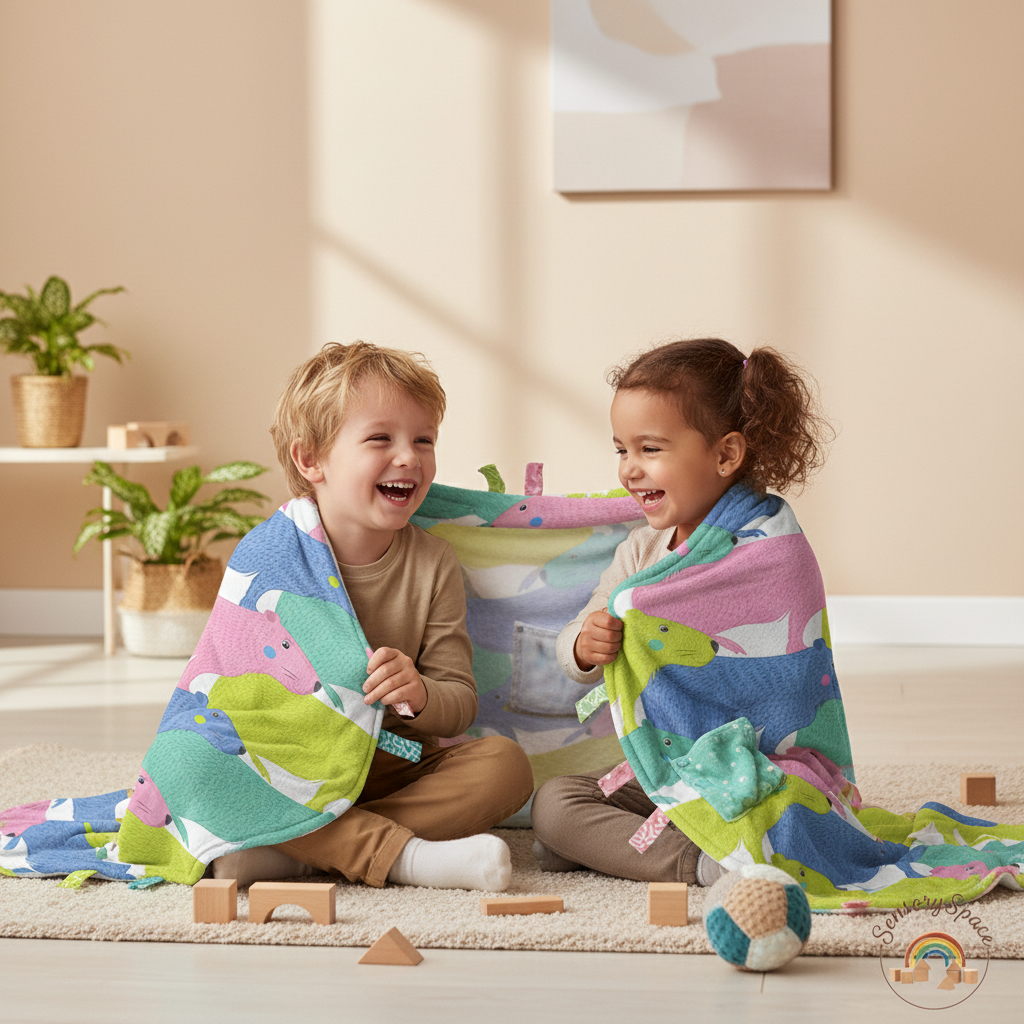 Colorful Capybara Sensory Blanket – Image 4