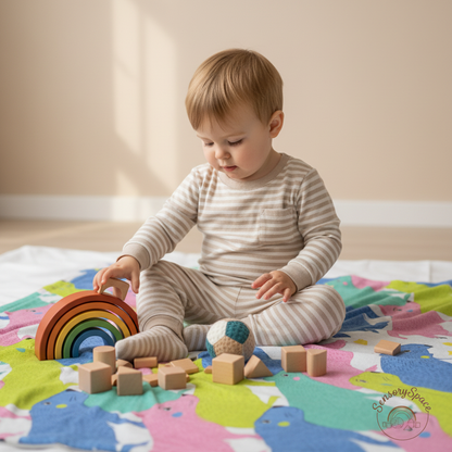 Colorful Capybara Sensory Blanket – Image 7