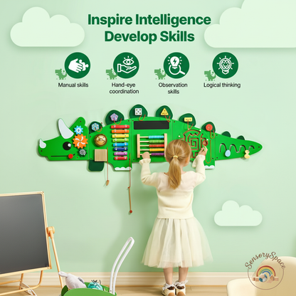 Dinosaur Busy Board - Image 2 with Logo
