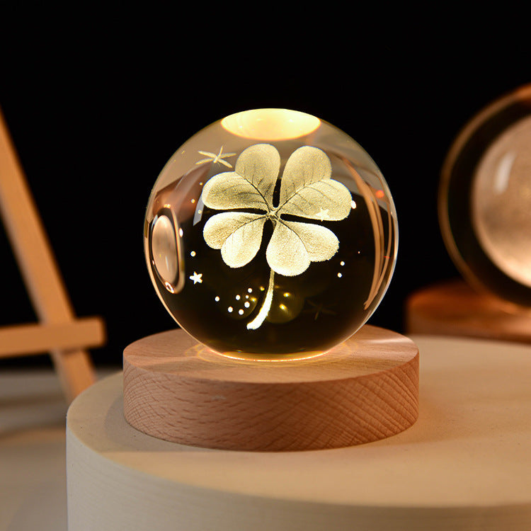 Create Calm Environments with LED Night Light Galaxy Crystal Ball