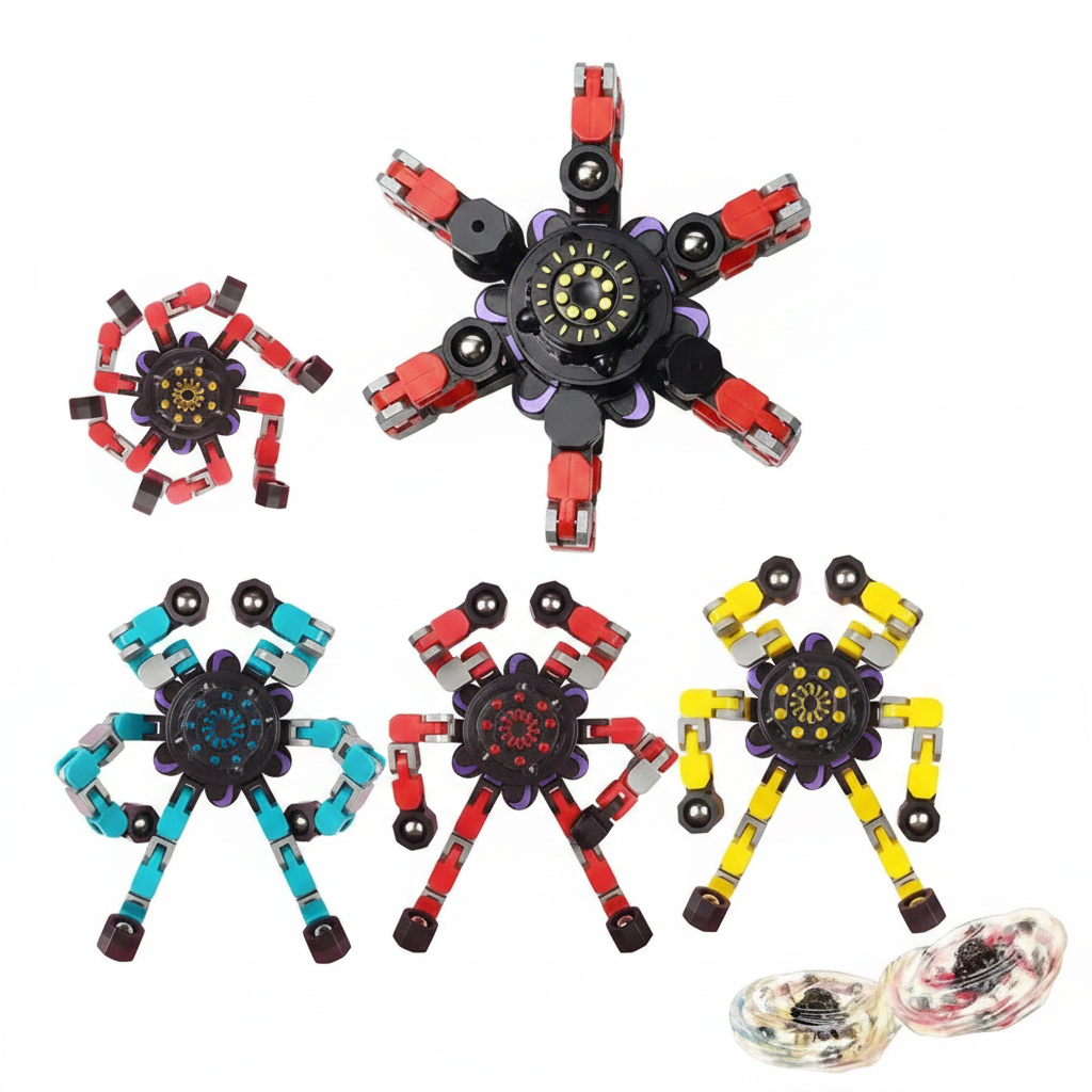 Fidget Robot 3 White BG