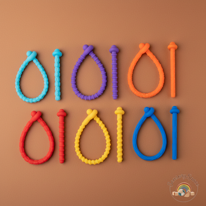 Flat lay on terracotta background