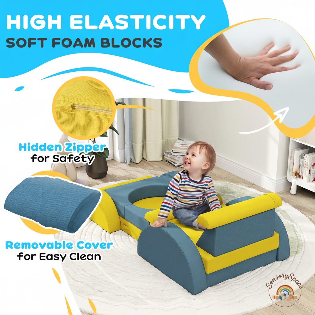Foam Climbing Blocks with Logo - 2