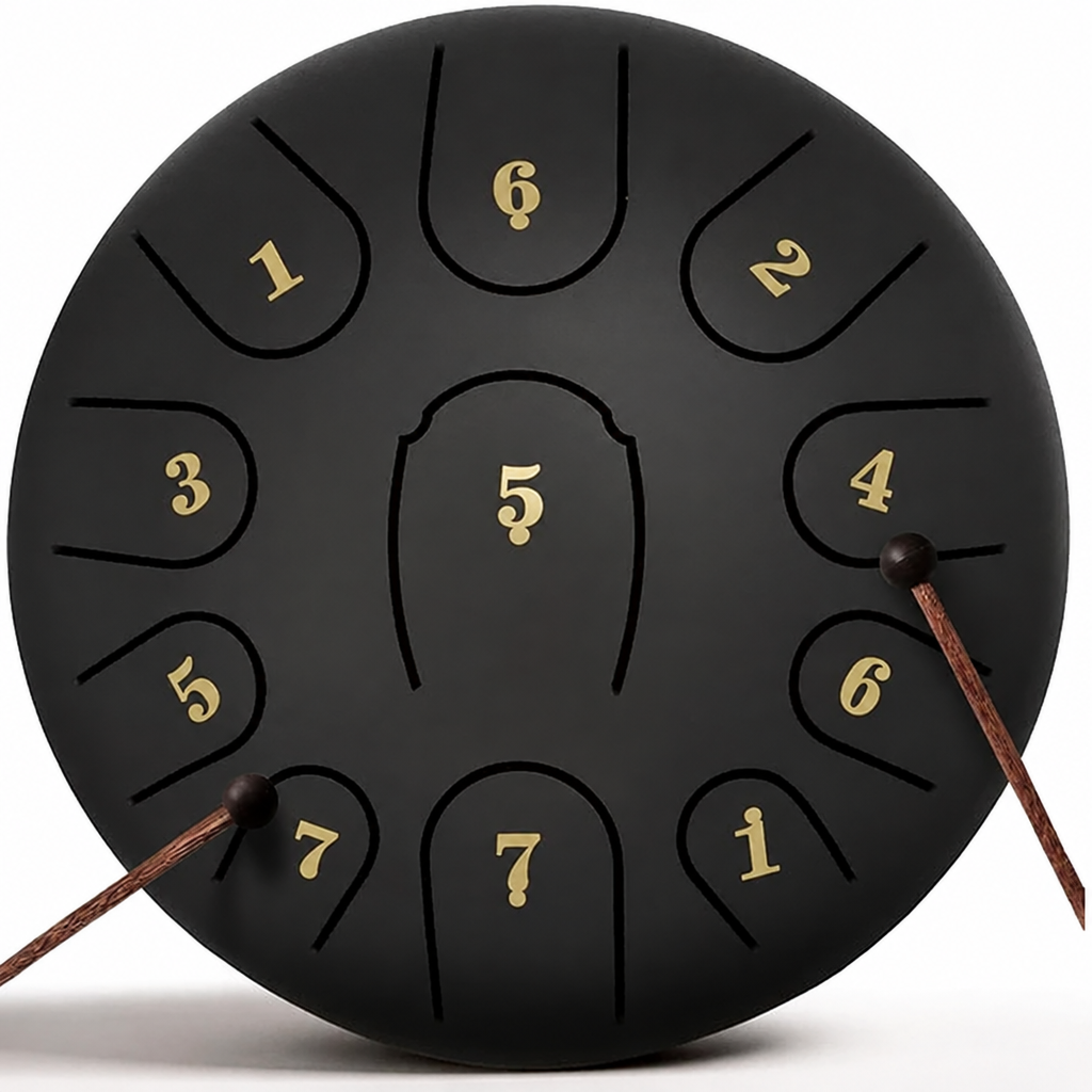 Front-facing black drum without top-right icons