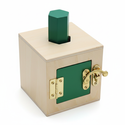 Green Lock Box - White BG