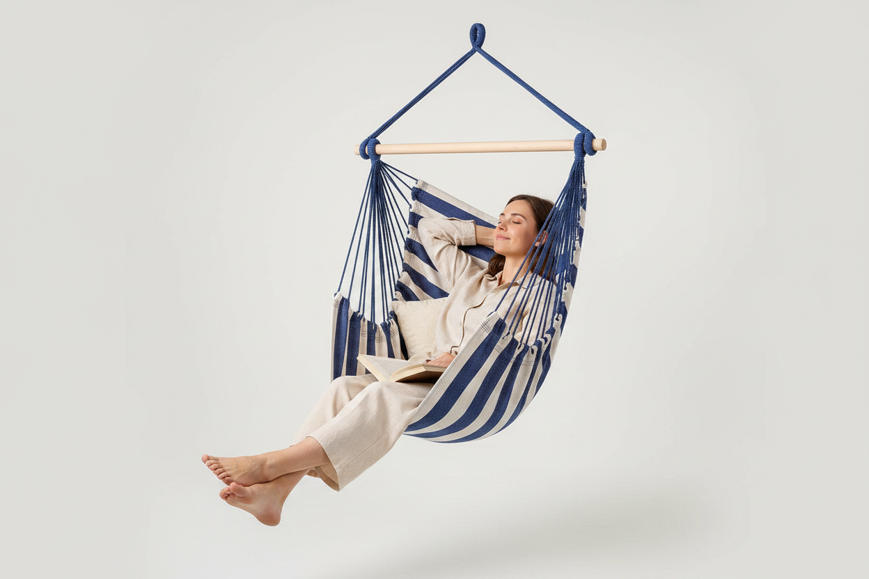 Hammock Chair with Person 2
