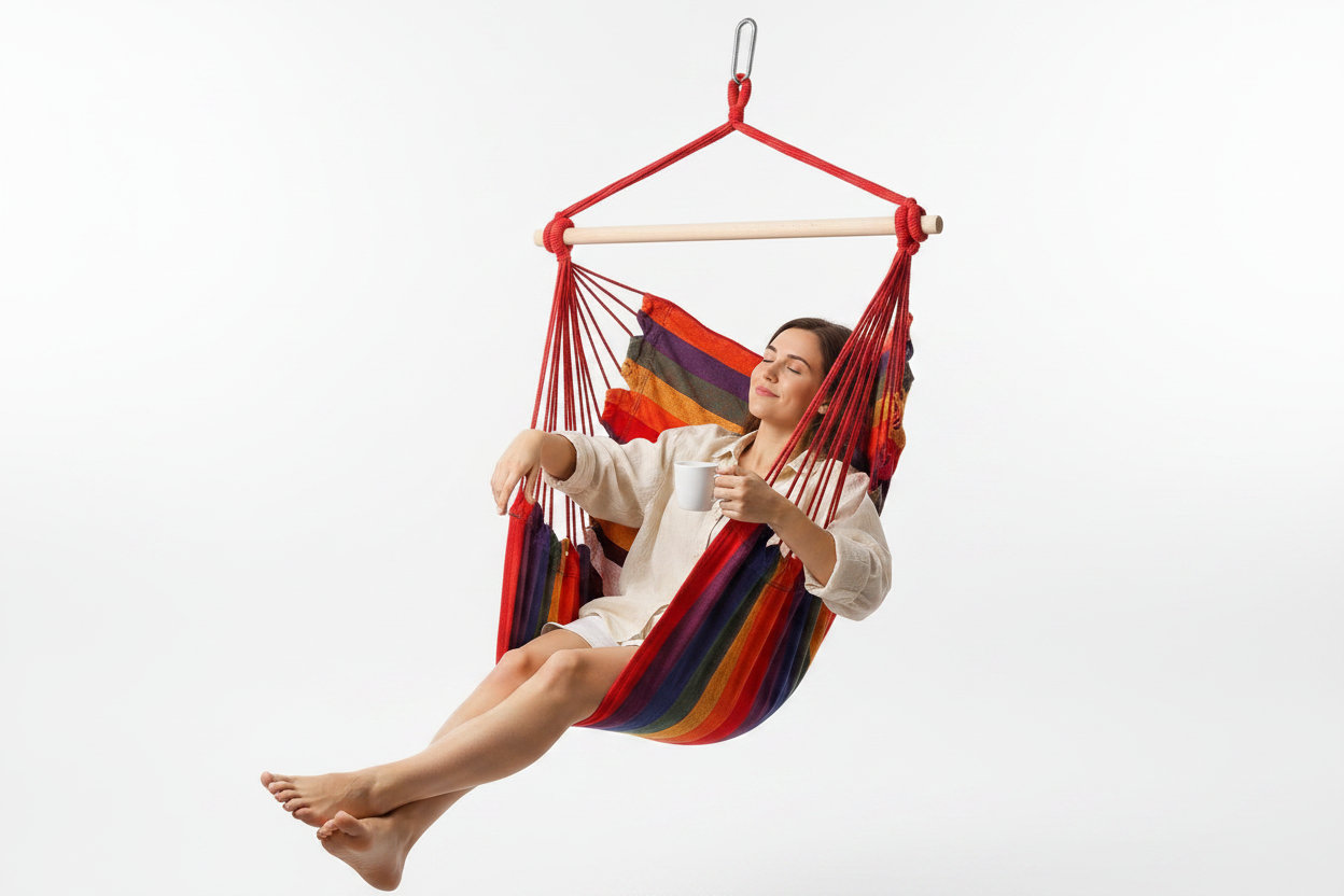 Hammock Chair with Person 4