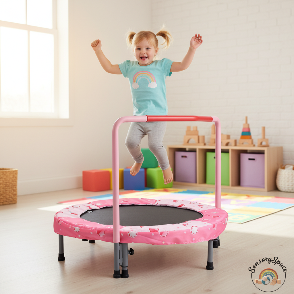 Kid on Trampoline