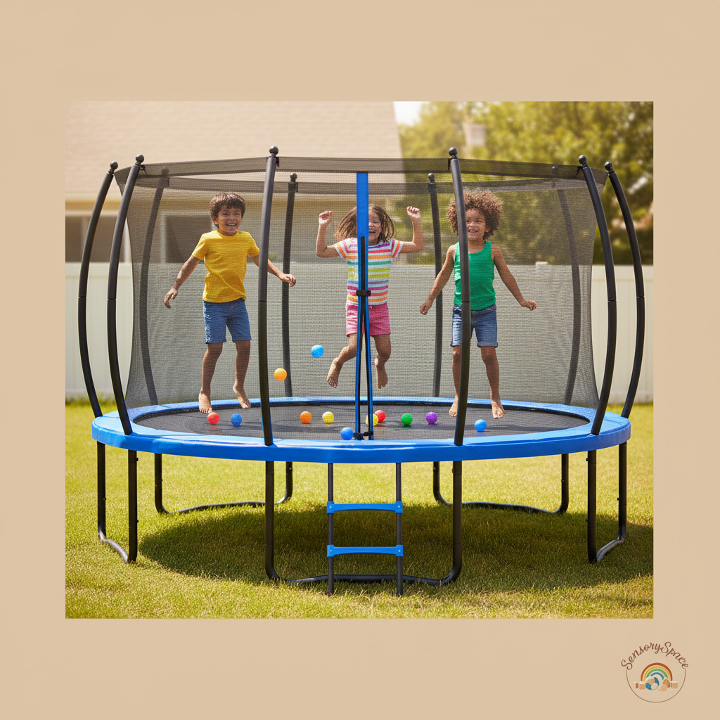 Kids Jumping Trampoline - Variation 1