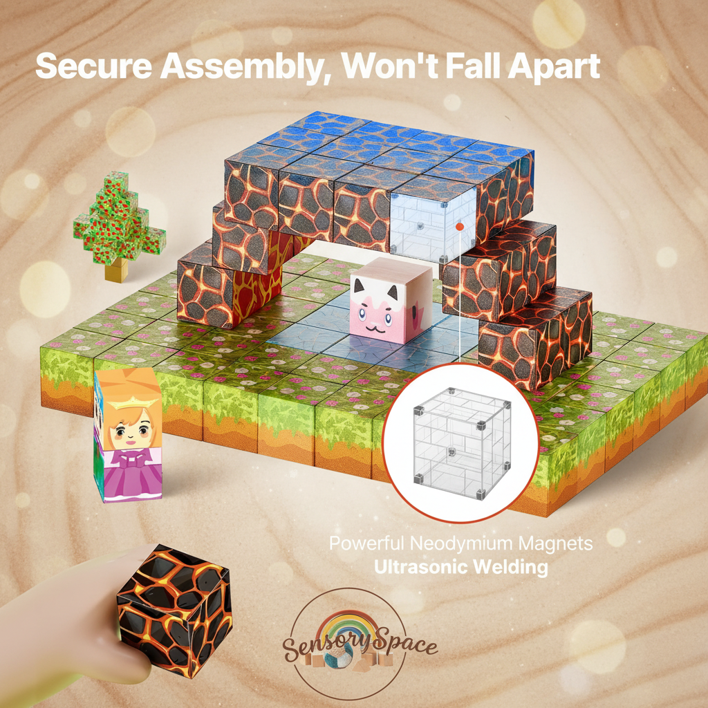 Magnetic Blocks Image 5 - Sensory BG + Logo