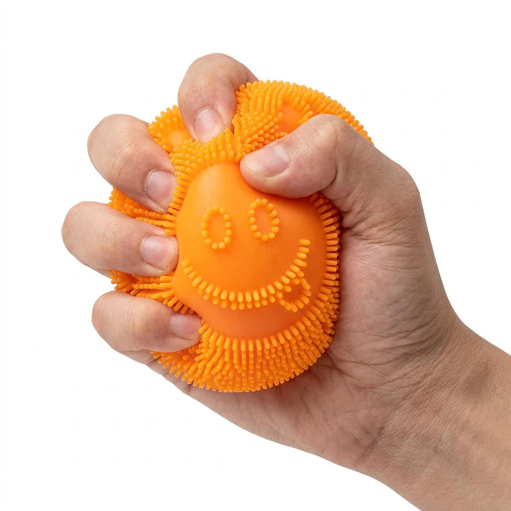 Orange ball squeeze