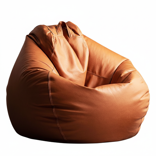 Orange bean bag
