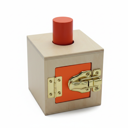 Orange Lock Box - White BG