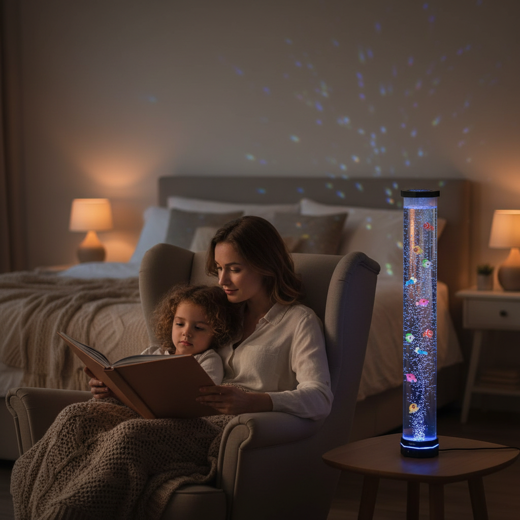 Parent reading bedtime