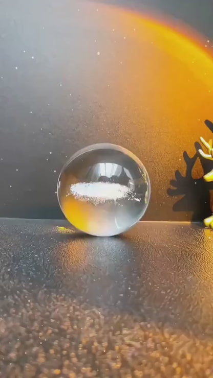 Create Calm Environments with LED Night Light Galaxy Crystal Ball