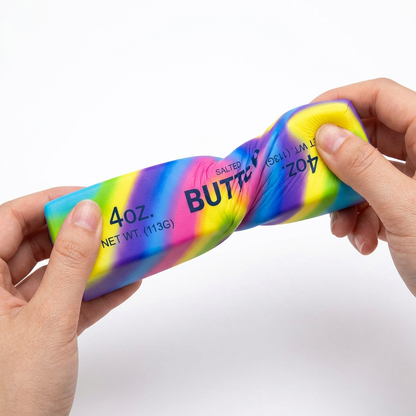 Rainbow butter twist