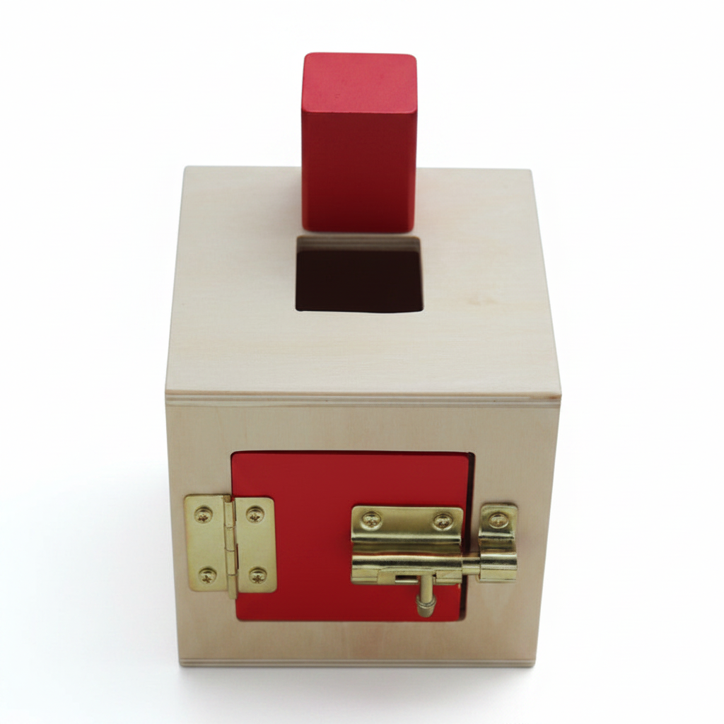 Red Lock Box - White BG