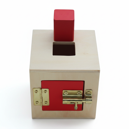 Red Lock Box - White BG