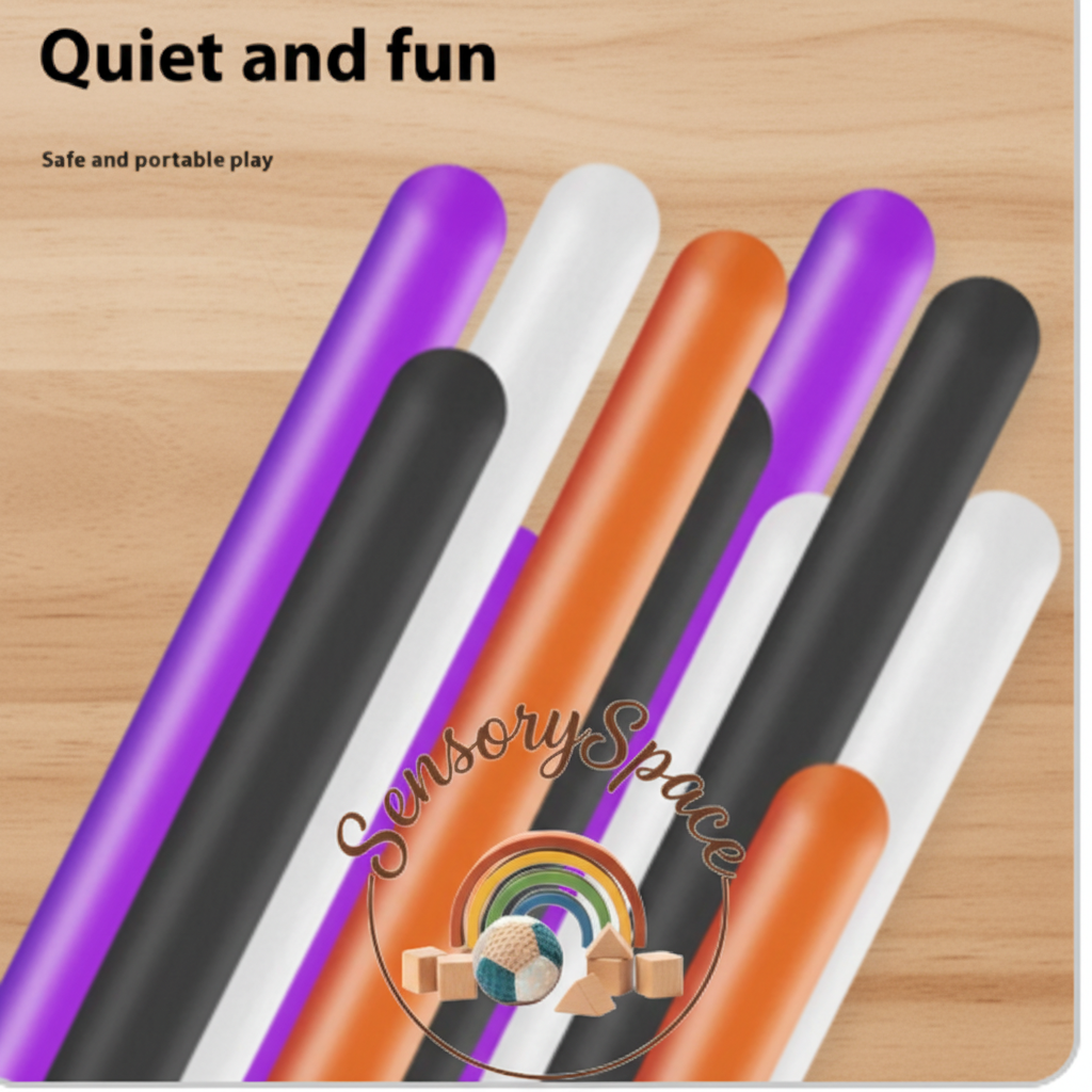 Sensory sticks diagonal arrangement