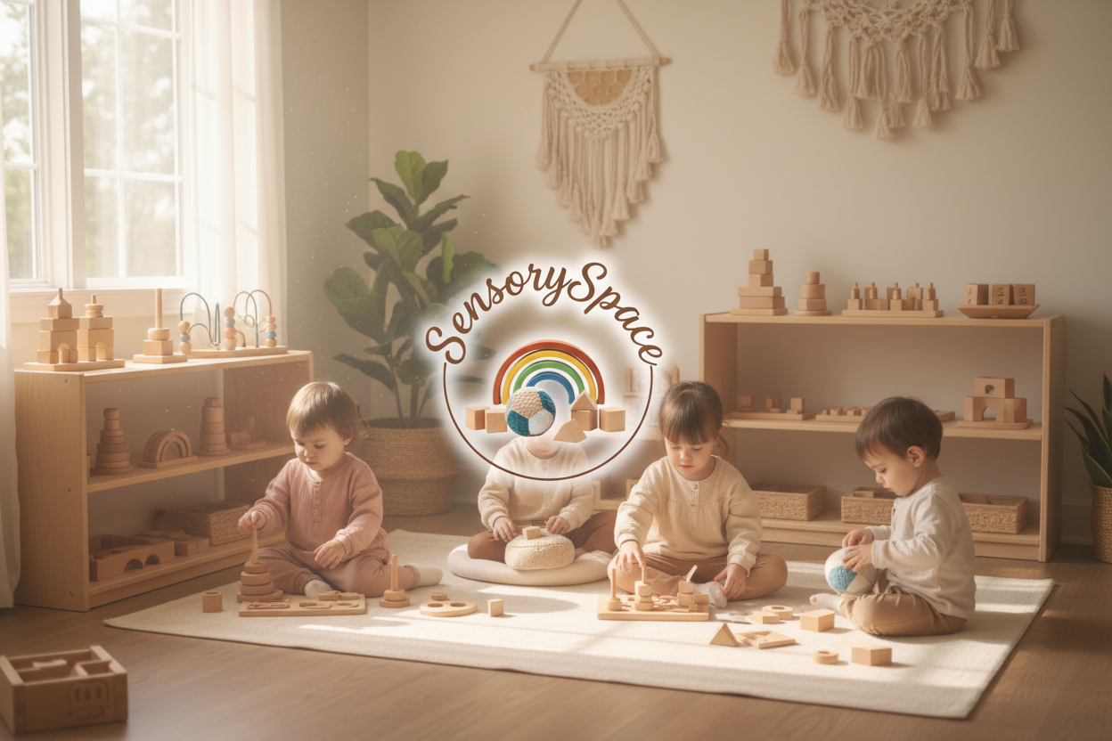 SensorySpace Logo with White Shadow