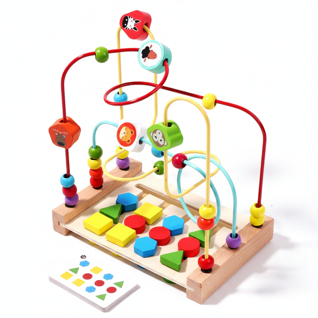 Shape color game white bg