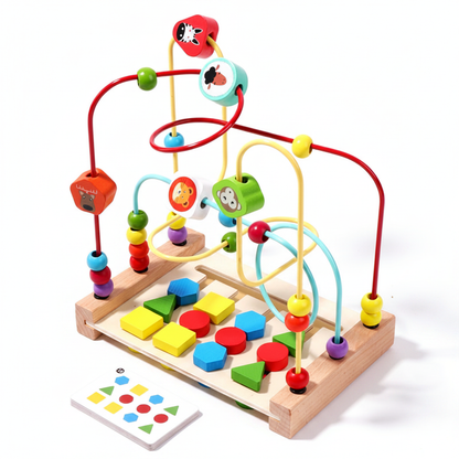 Shape color game white bg