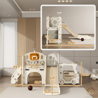 Slide For Kids – Beige + Logo 3