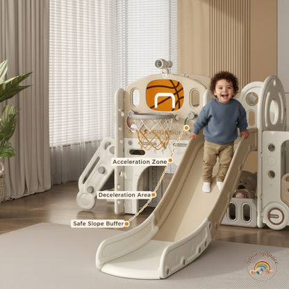 Slide For Kids – Boy Climbing