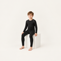 Square image with extra space around the person and product