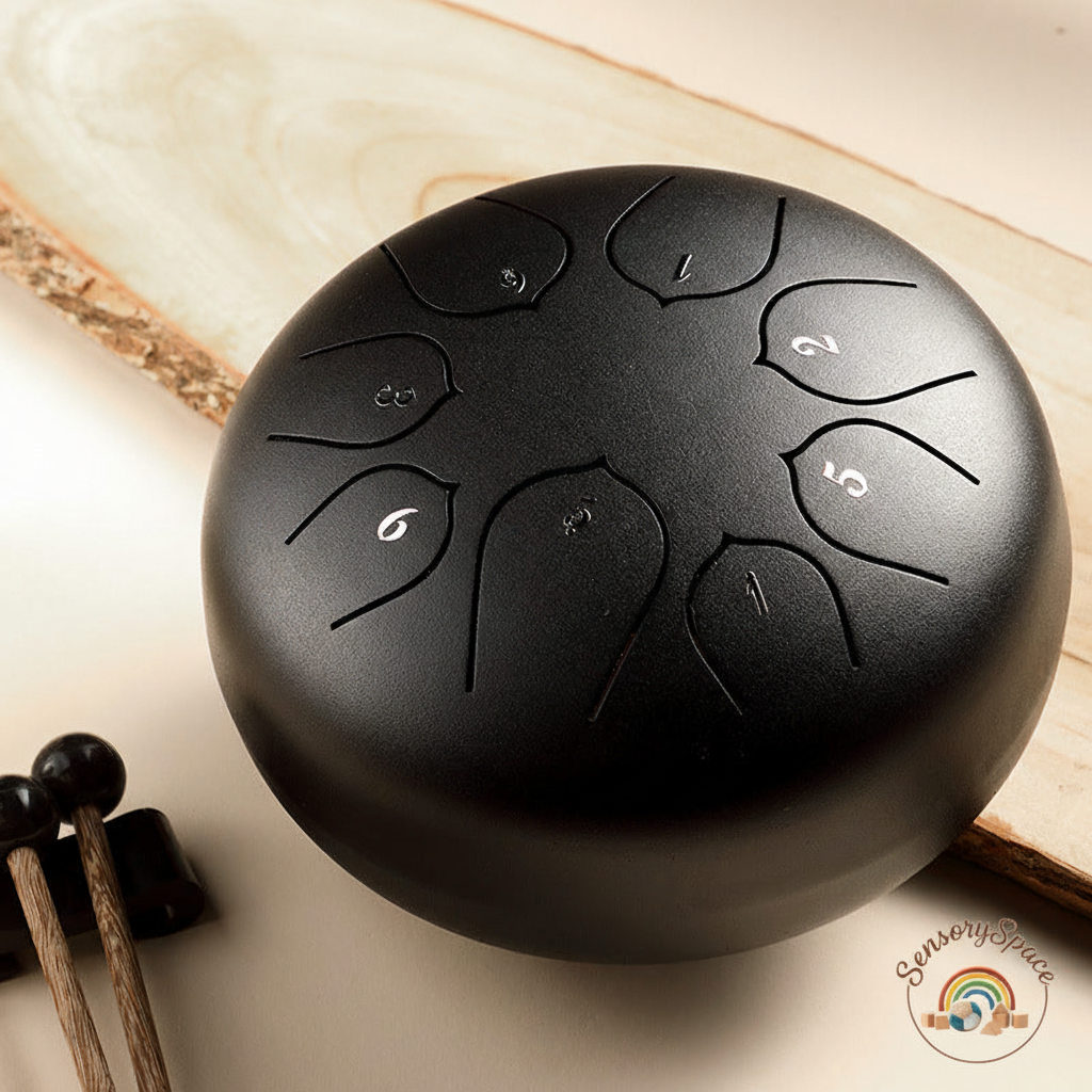 Steel Tongue Drum - Image 1 with Logo